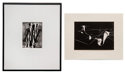 Nathan Lerner - Nathan Lerner (American, 1913-1997) Photographs (2) items including 'Light Forms 