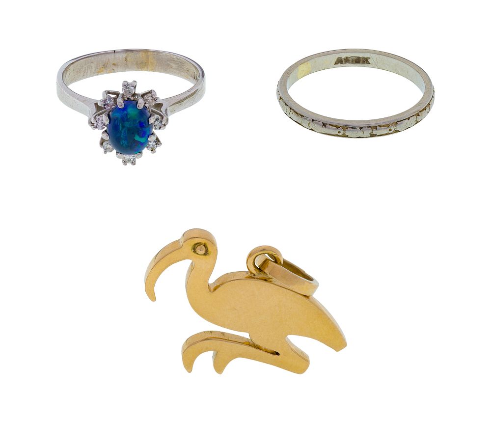Lot 264: 18k Gold Jewelry Assortment