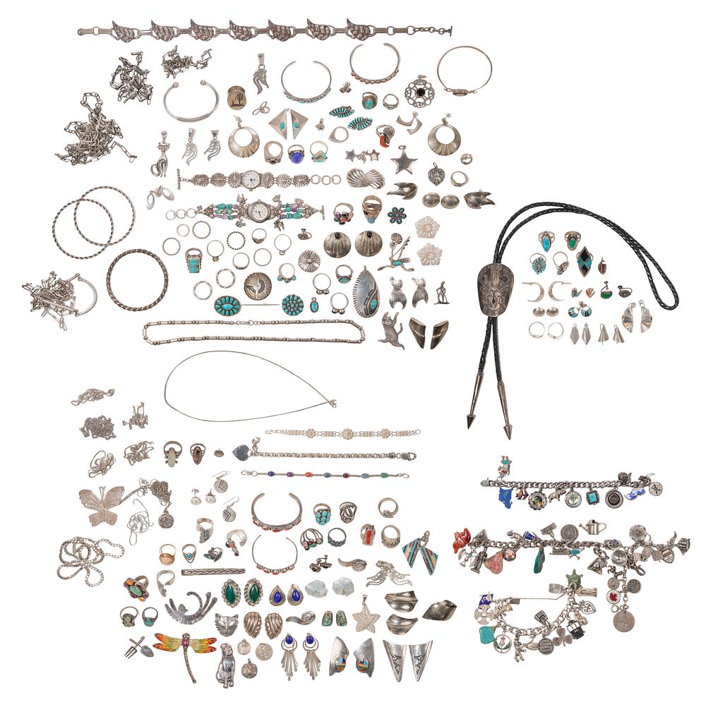 Lot 289: Sterling Silver Jewelry Assortment