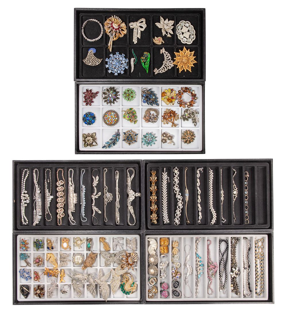 Lot 294: Rhinestone Jewelry Assortment