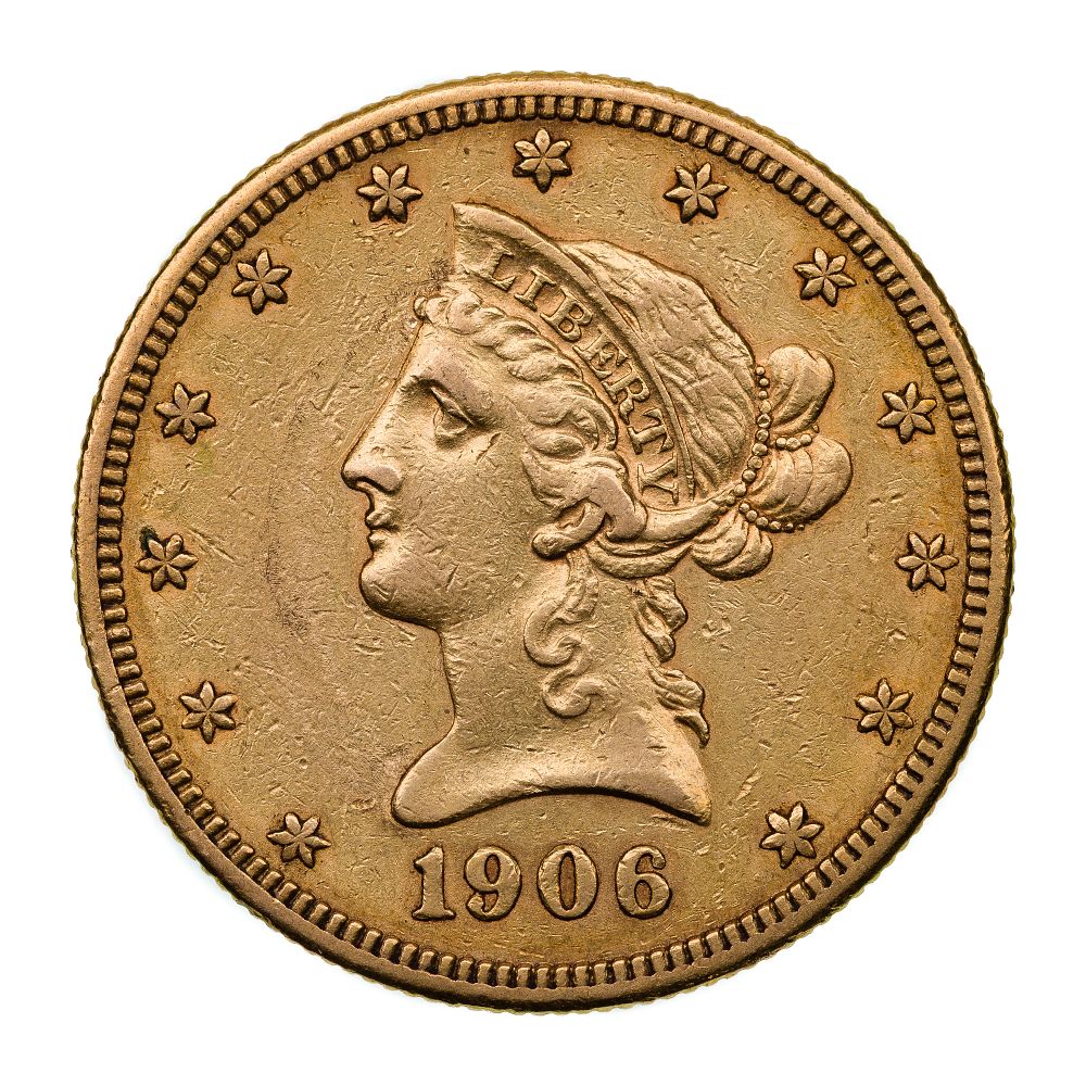 Lot 302: 1906-S Liberty $10 Gold Coin