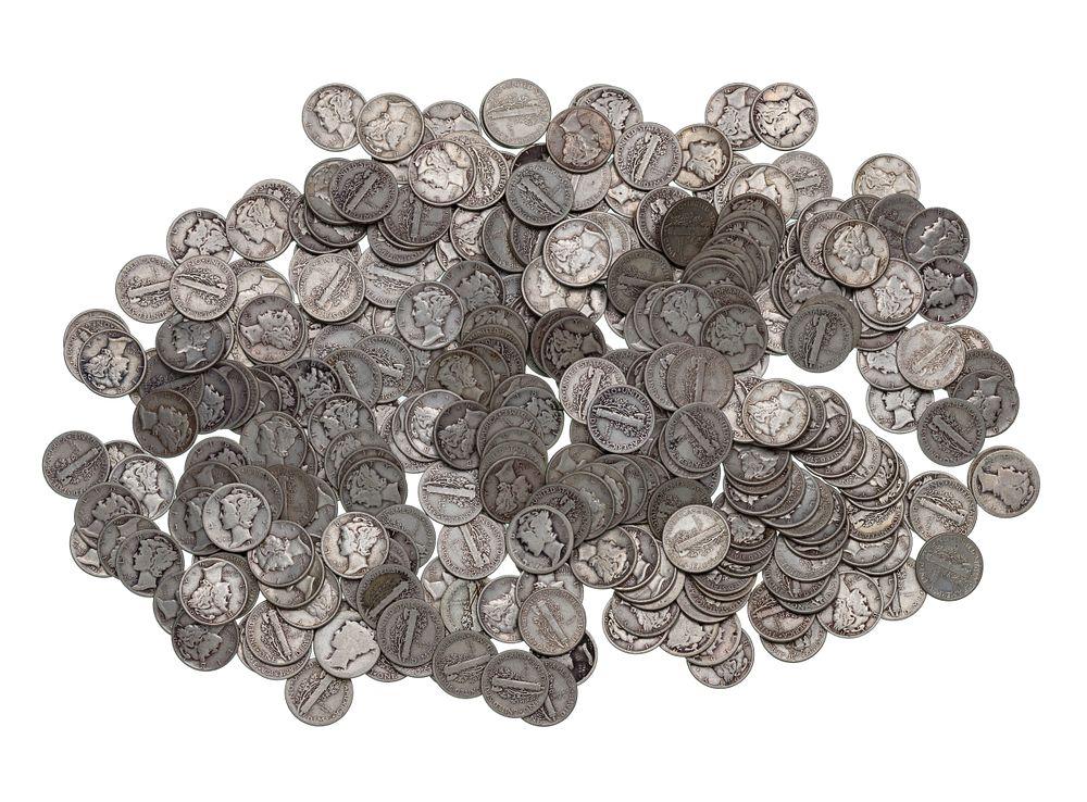 Lot 308: Mercury 10c Assortment