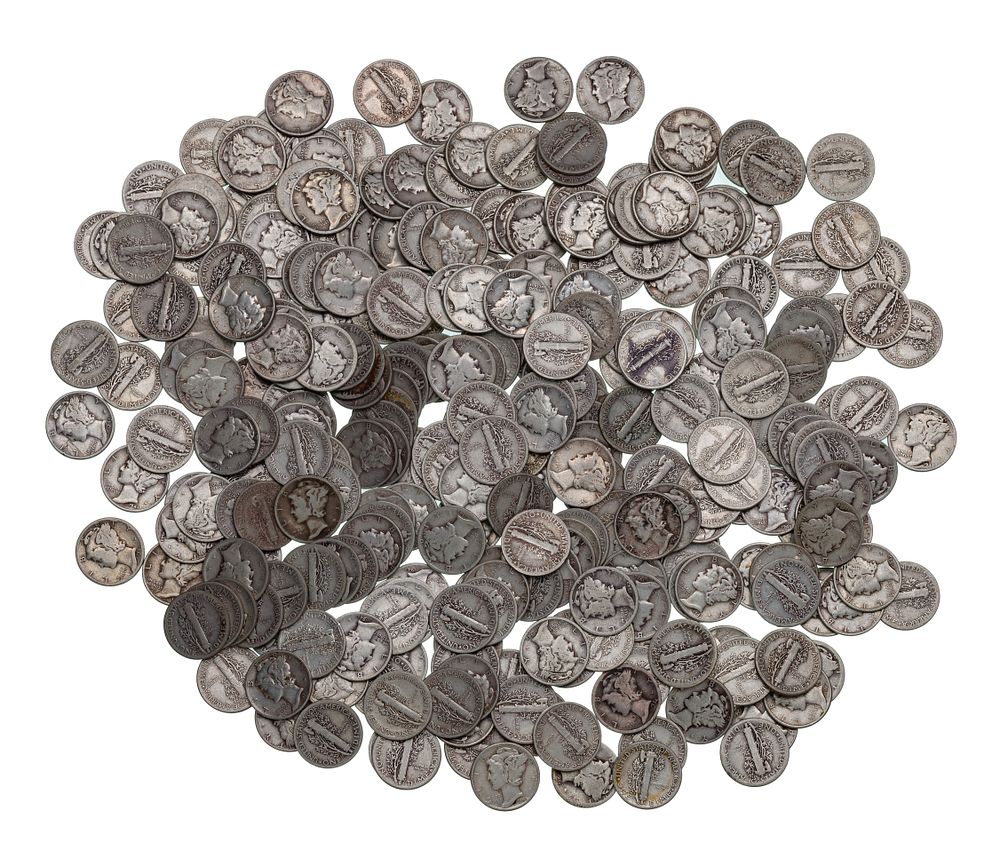 Lot 309: Mercury 10c Assortment