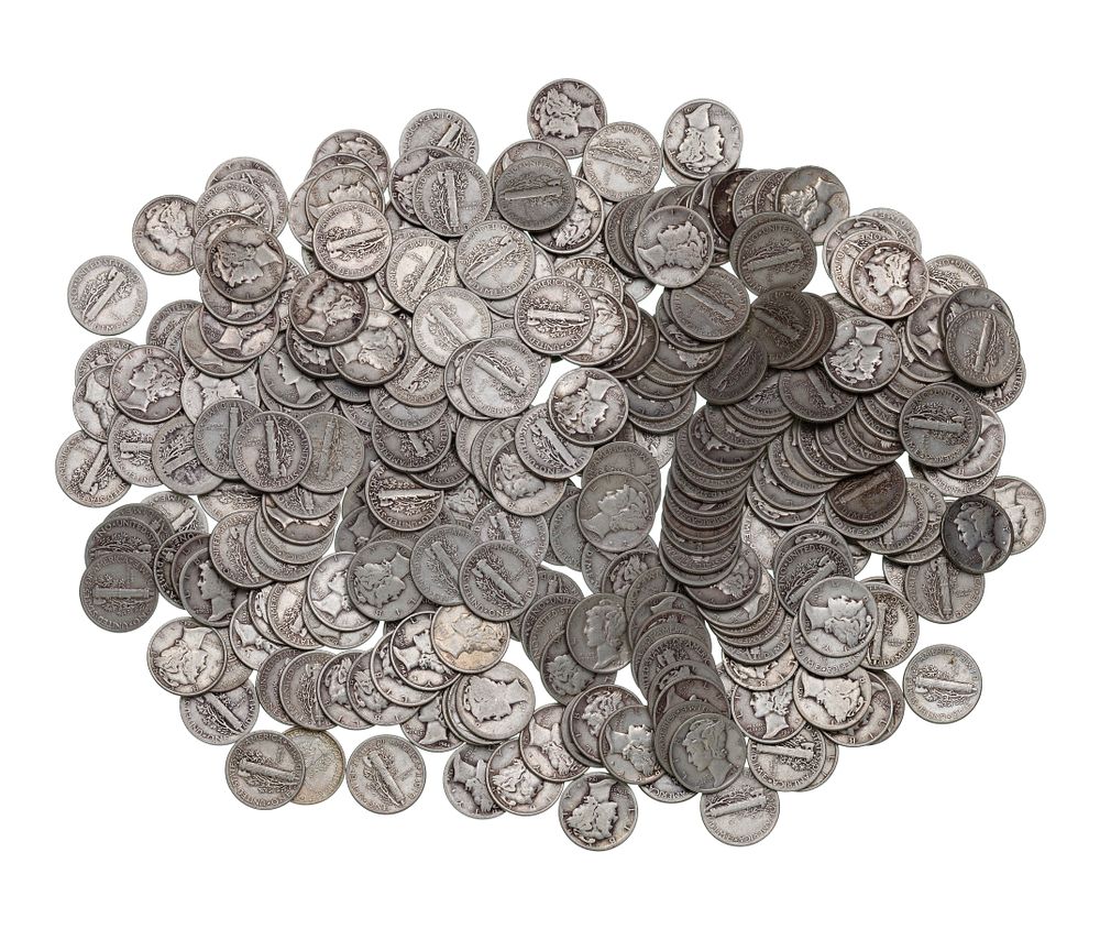 Lot 310: Mercury 10c Assortment