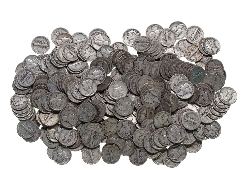 Lot 311: Mercury 10c Assortment