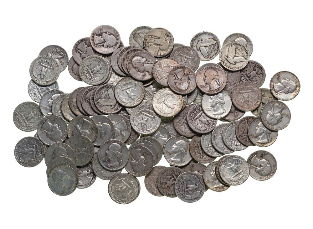 Lot 313: Standing Liberty and Washington 25c Assortment