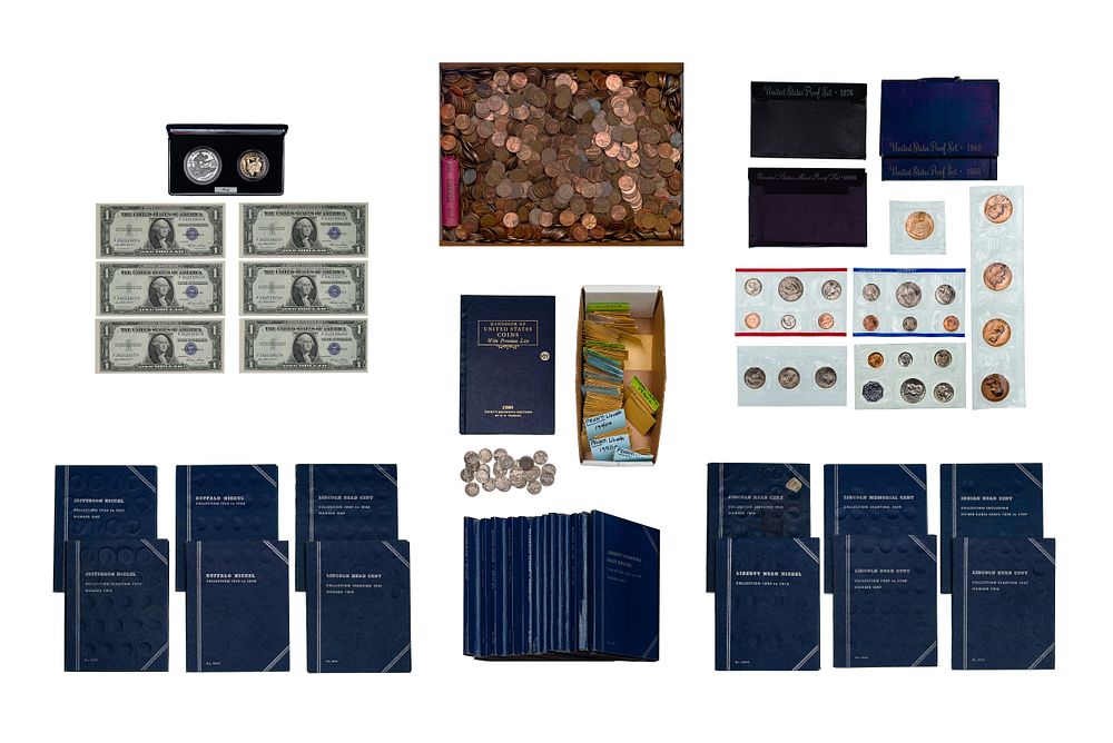 Lot 321: US Miscellaneous Coin and Album Assortment