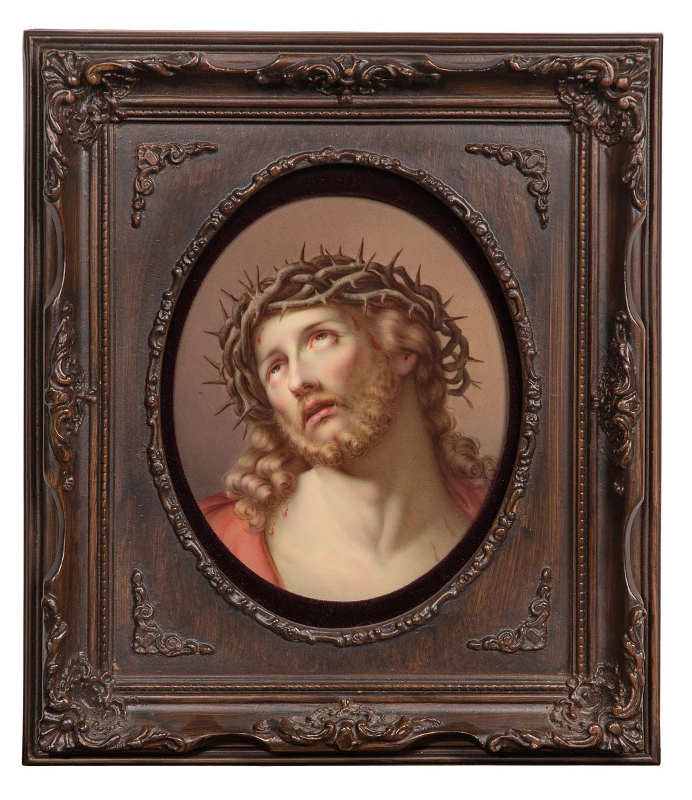 Lot 340: Meissen Porcelain Plaque