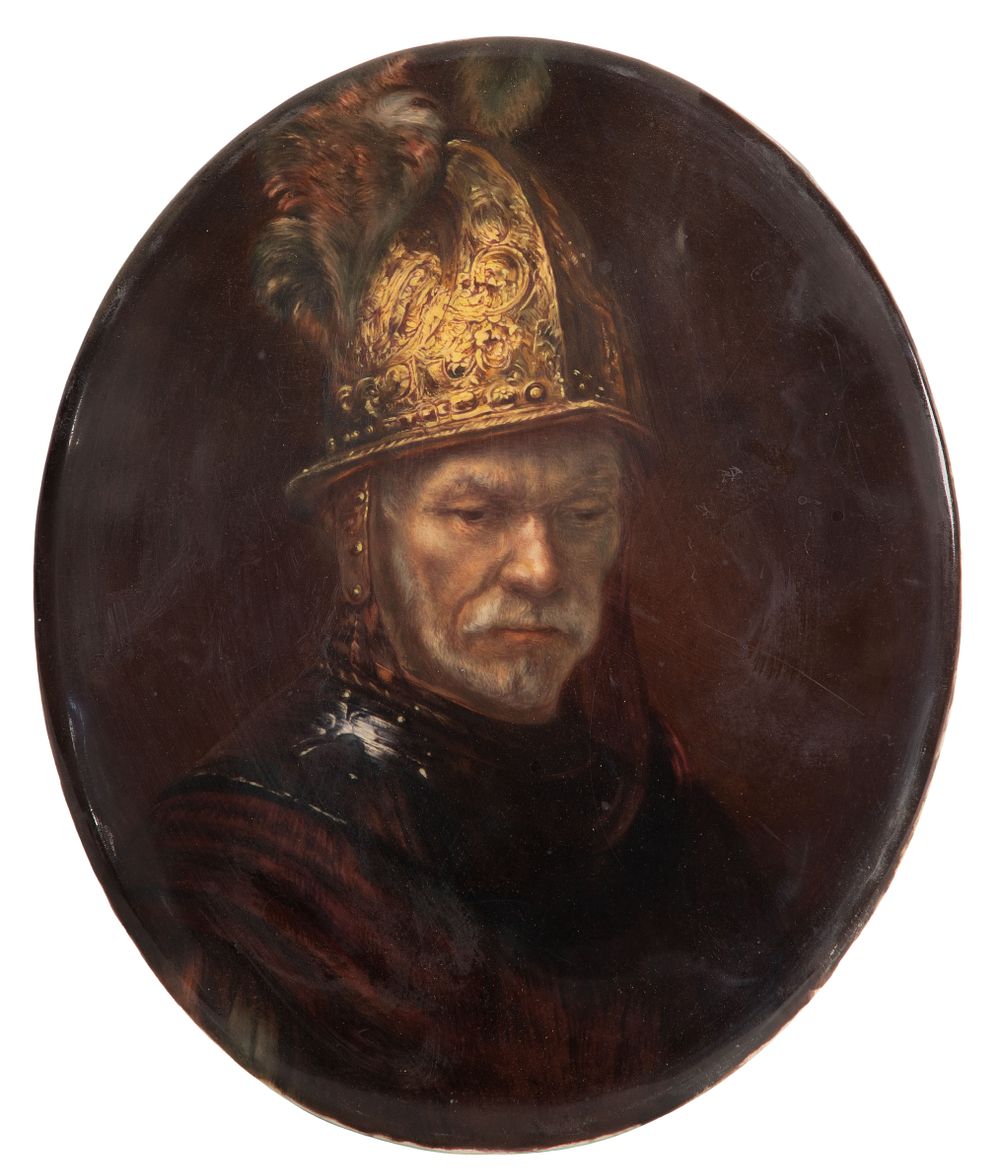 Lot 342: Fraureuth Porcelain Plaque