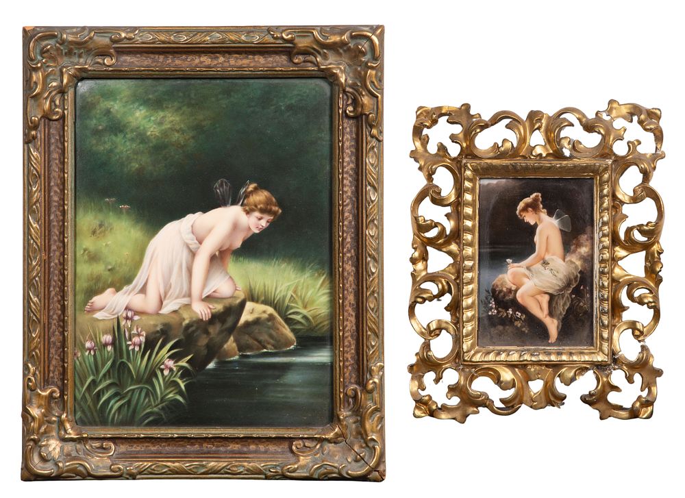 Lot 343: European Porcelain Plaques