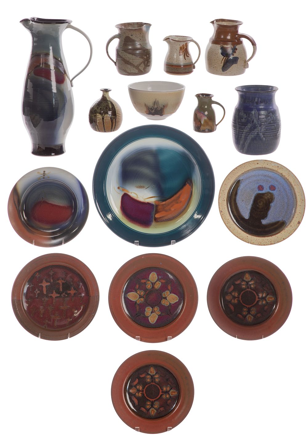 Lot 350: Alan Viglund (American, 1941-2015) Studio Pottery Assortment