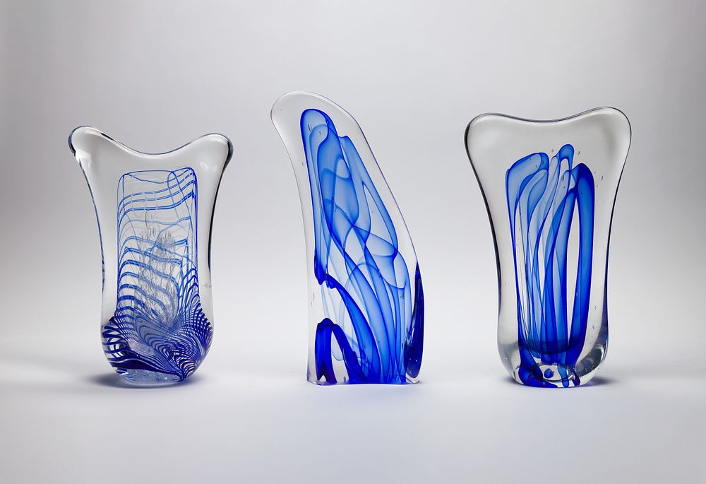 Lot 354: Unknown Artists (20th Century) Art Glass Sculptures