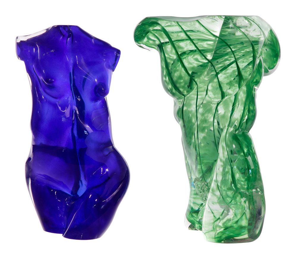 Lot 362: Art Glass Torsos