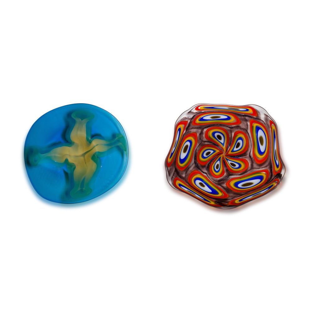 Lot 372: Millard (20th Century) Art Glass Disc