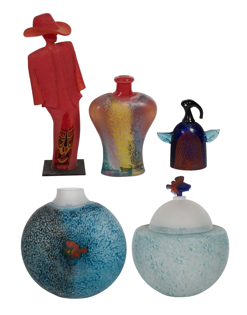Lot 385: Kjell Engman for Kosta Boda Art Glass