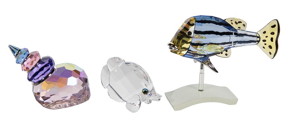 Lot 446: Swarovski Crystal Figurines