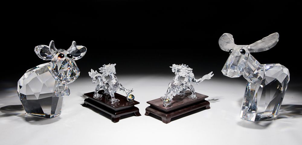 Lot 448: Swarovski Crystal Figurines