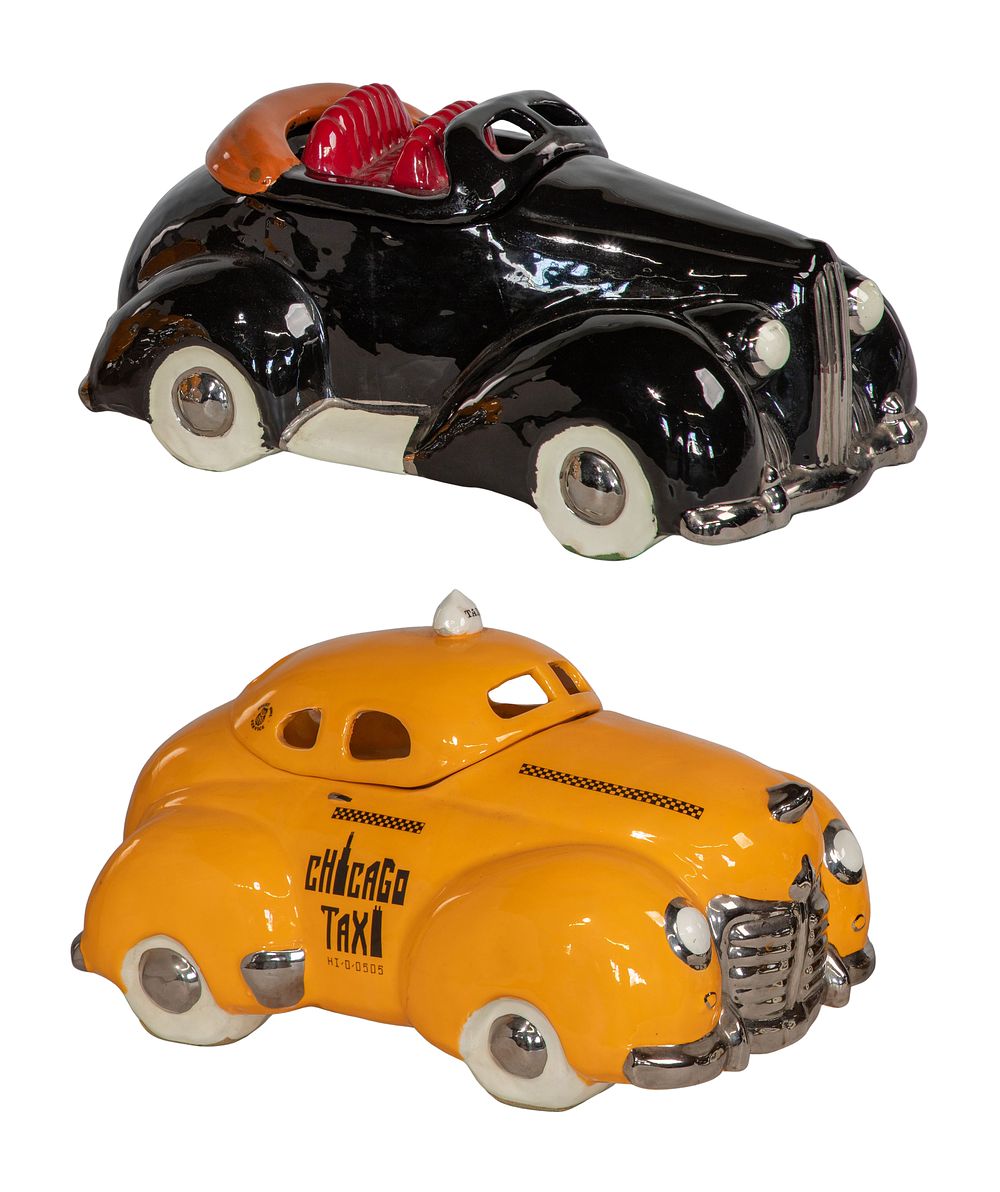Lot 461: Glen Appleman (American, b.1949) Automobile Cookie Jars