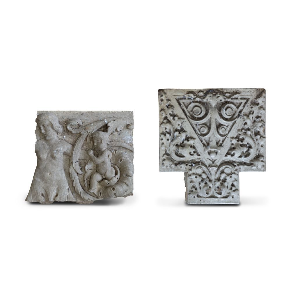 Lot 466: Glazed Concrete Architectural Elements