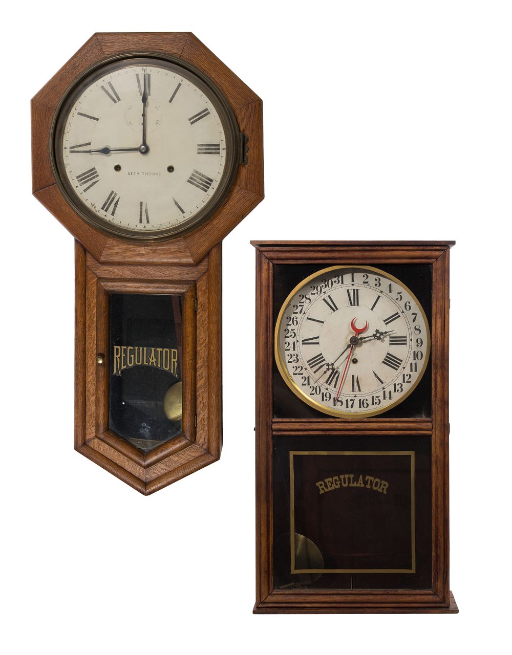 Lot 474: Regulator Clocks