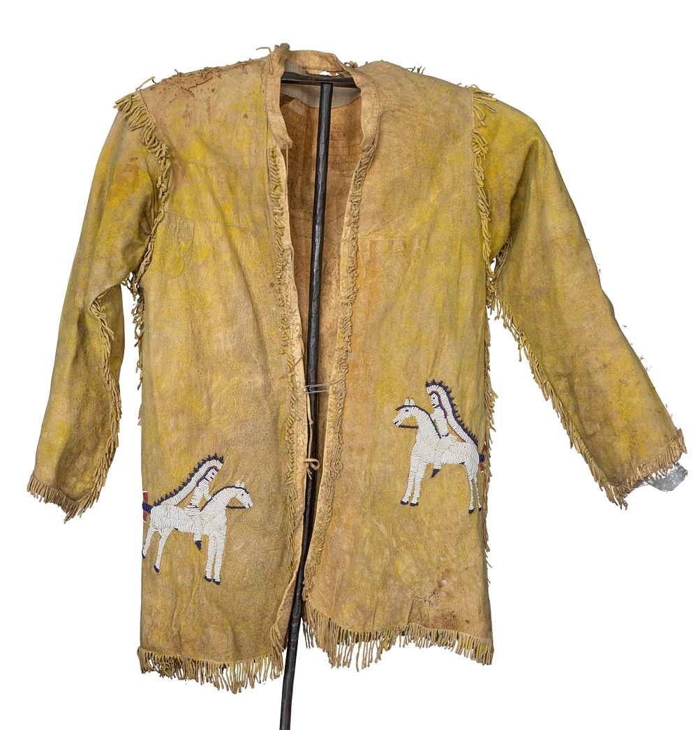Lot 489: Native American Sioux Pictorial Scouts Coat