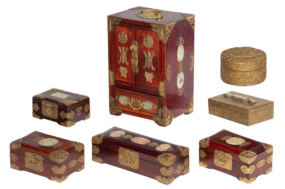 Lot 508: Asian Jewelry Box Assortment