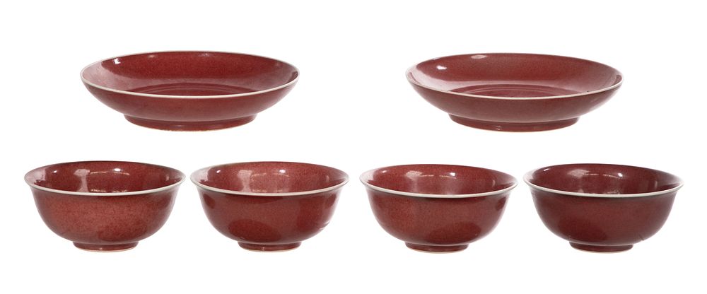Lot 514: Chinese Sang de Boeuf Bowl Assortment