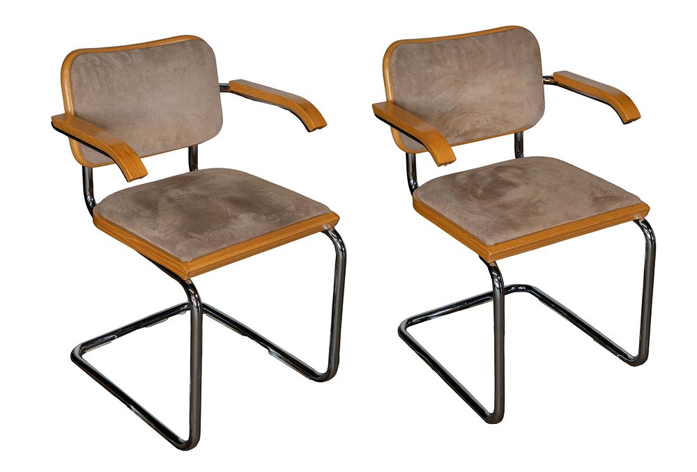 Lot 519: Marcel Breuer (Hungarian / American, 1902-1981) Cesca Armchairs