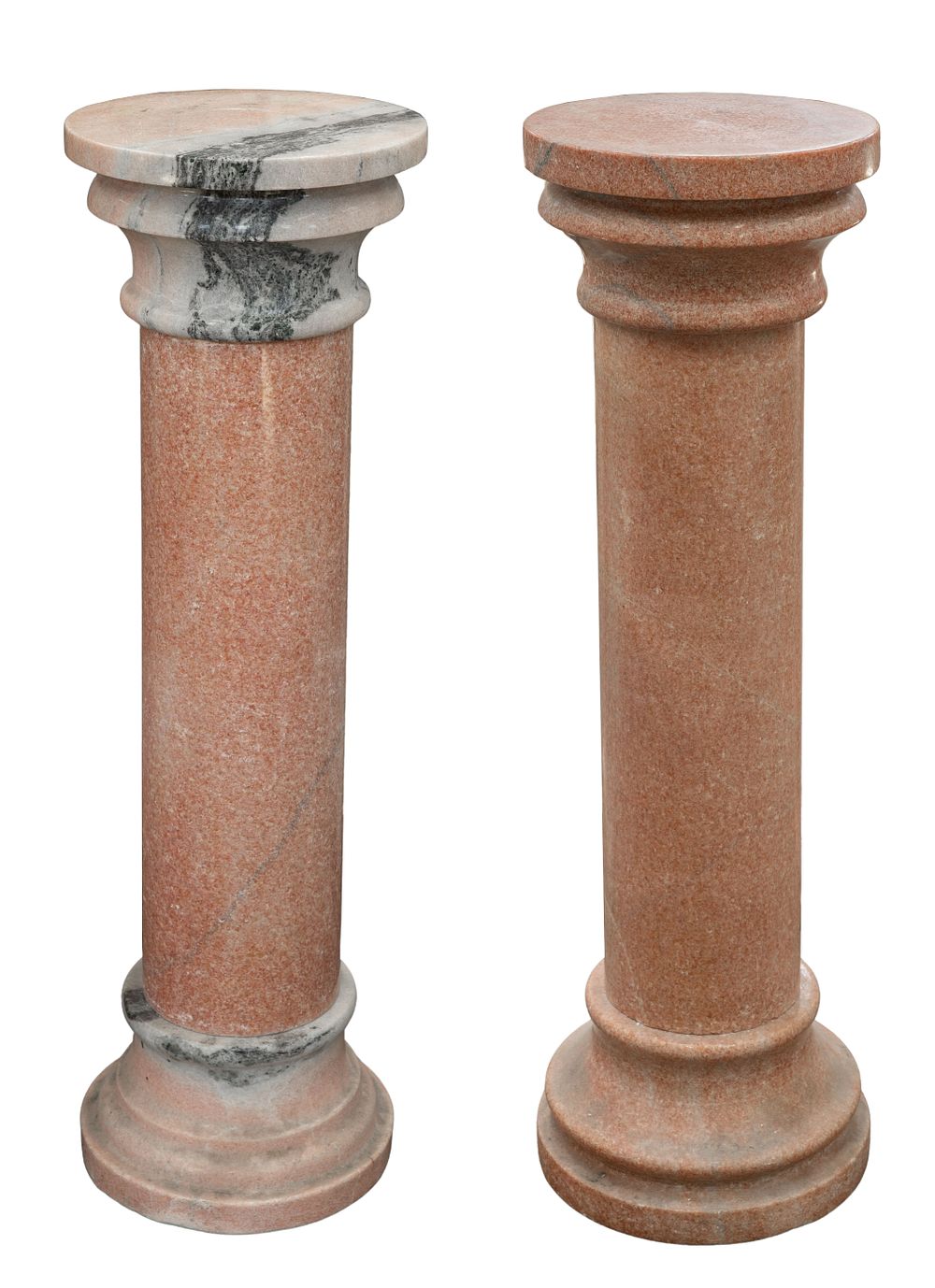 Lot 533: Neoclassical Style Marble Pedestals