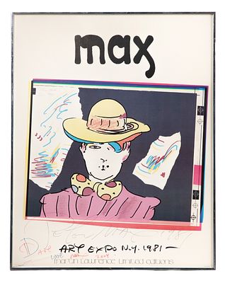Peter Max - Peter Max (German / American, b.1937) 'Art Expo N.Y. 1981' Offset Lithograph Poster 