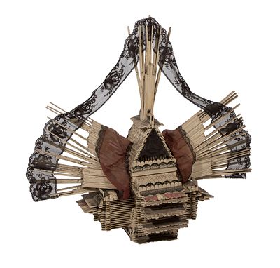 Mr. Imagination - Attributed to Mr. Imagination (20th Century) Painted House Undated, unsigned 