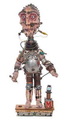 Jim Sawyer - Jim Sawyer (Dr. Beertu) (American, 20th Century) 'Scarecrow Infant #352' Sculpture 