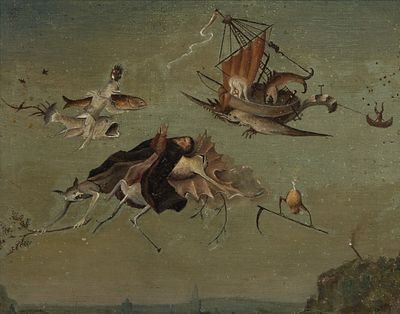 Hieronymus Bosch - After Hieronymus Bosch (Dutch, c.1450-1516), Detail from 'The Temptation of 