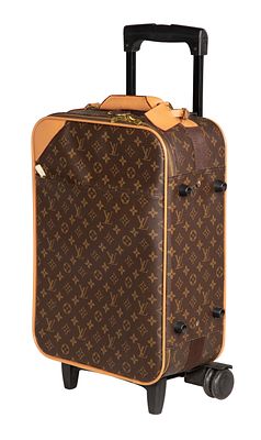 Louis Vuitton - Louis Vuitton Monogram Pegase 55 Rolling Suitcase A brown and tan monogram coated 