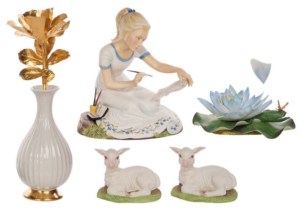 Lot 373: Boehm Porcelain Figurine Assortment