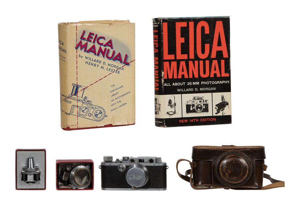 Lot 416: Leica DRP 35mm Camera, Len and Accessory Assortment