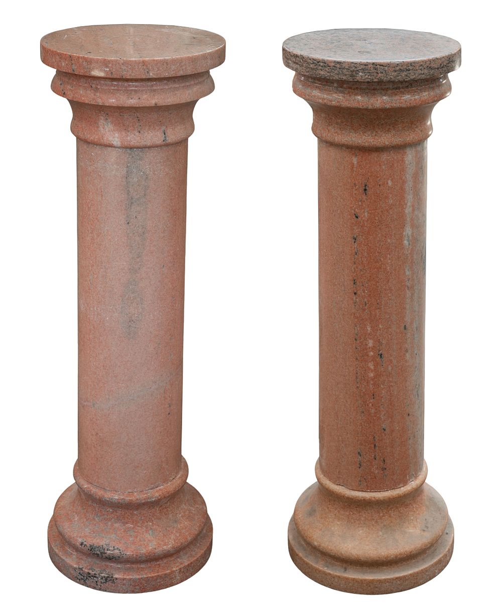 Lot 425: Neoclassical Style Marble Pedestals