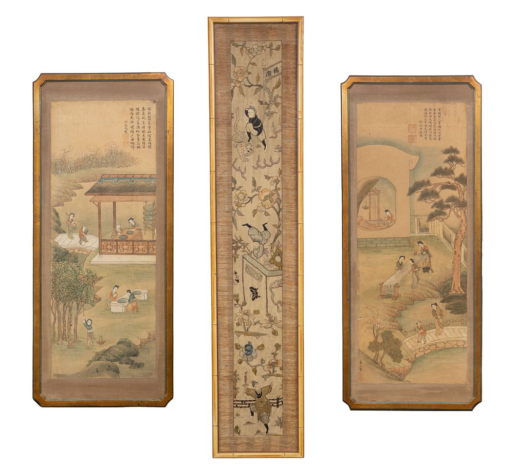 Lot 427: Chinese Pastoral Paintings