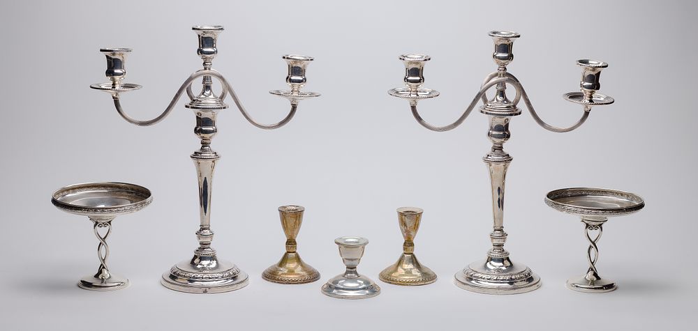 Lot 466: Sterling Silver Weighted Assortment