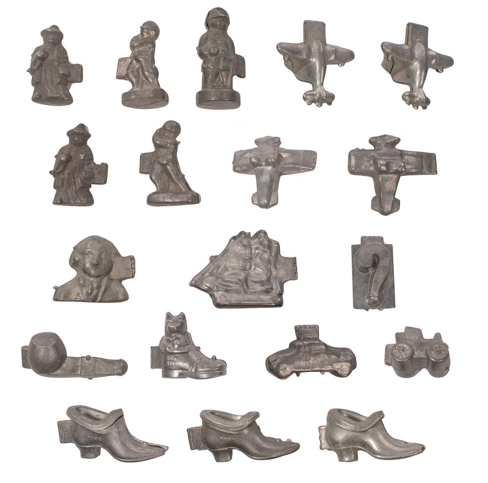 Lot 472: Pewter Chocolate and Ice Cream Molds
