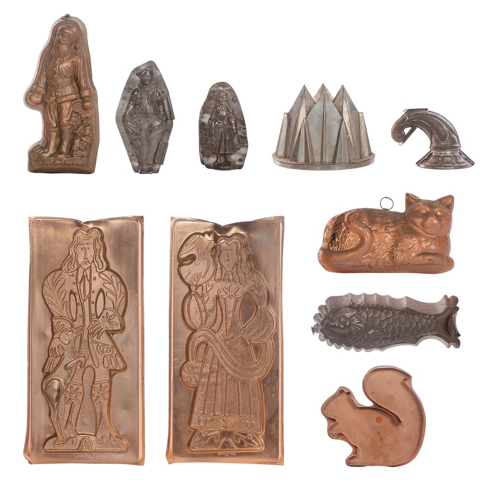Lot 477: Copper Mold Assortment