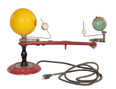 Trippensee - Trippensee Planetarium Co. Planetarium Orrery c.1958, electrified chain and gear 