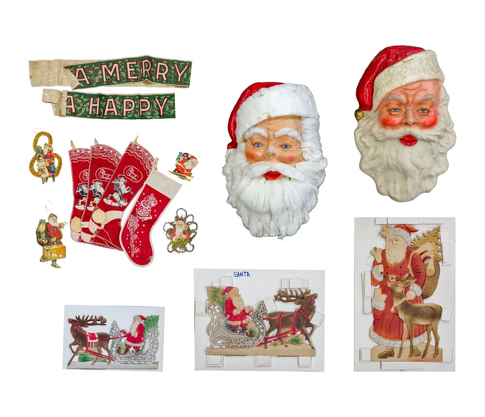 Lot 492: Nostalgic Holiday Decoration Assortment