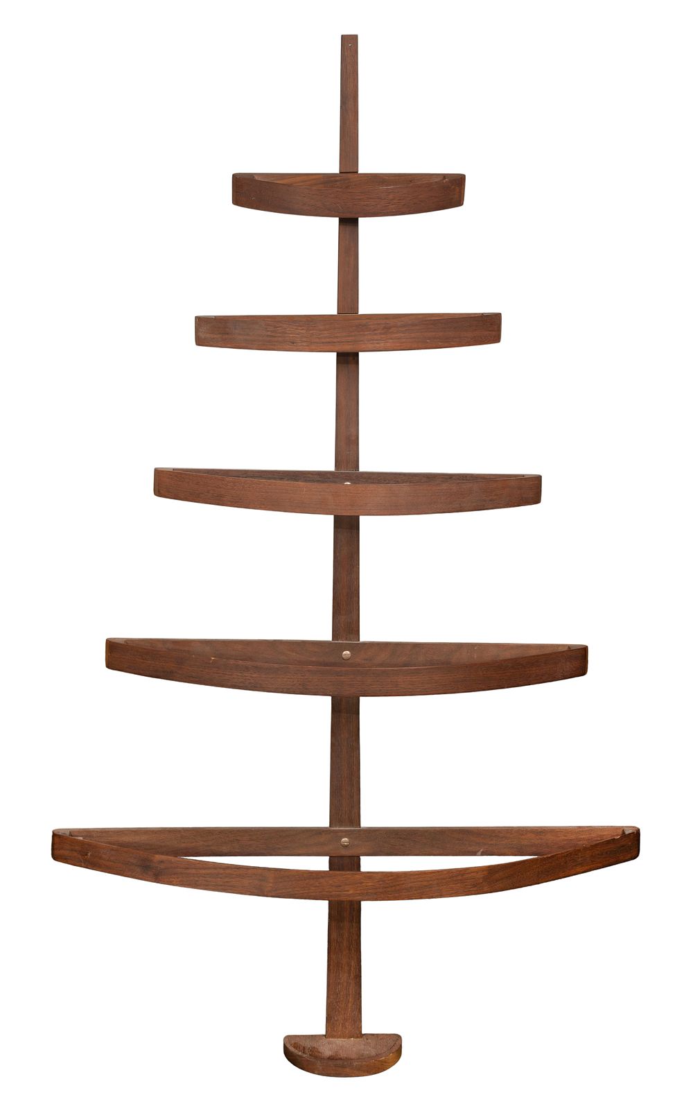 Lot 510: Danish Teak Bentwood Holiday Tree