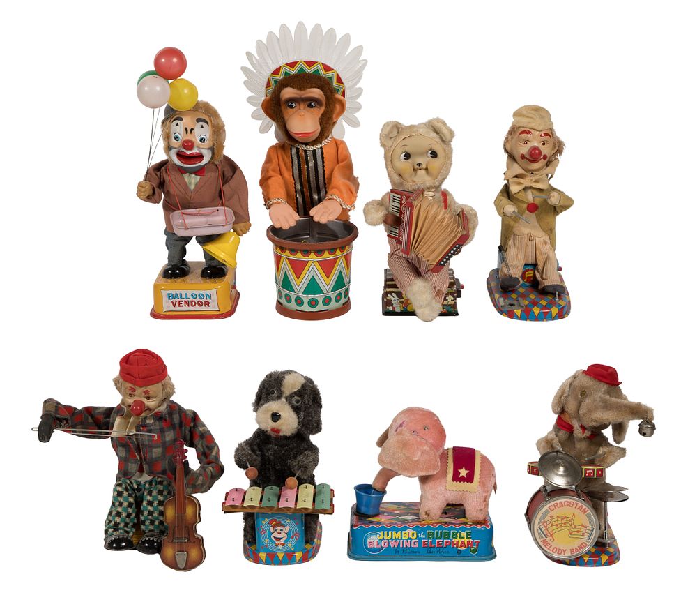 Lot 521: Japanese Tin Litho Battery Operated Toy Assortment