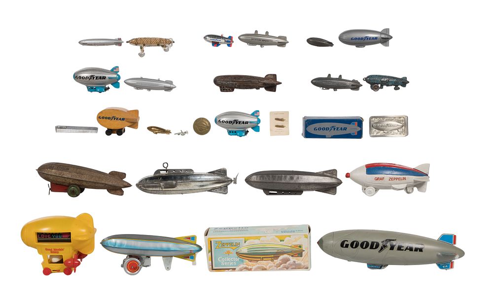 Lot 523: Toy Airship and Blimp Assortment