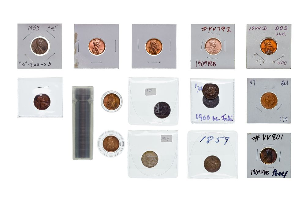 Lot 526: Indian Head and Lincoln 1c Assortment
