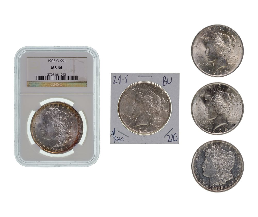 Lot 543: Morgan and Peace $1 Assortment
