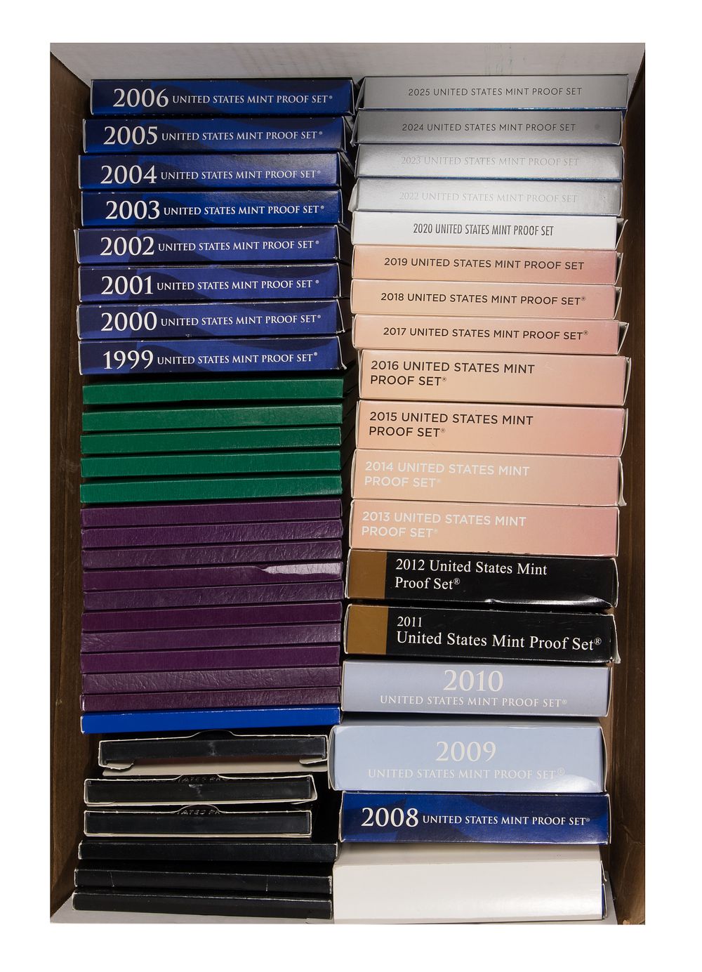 Lot 597: 1977 to 2025 United States Proof Set Collection