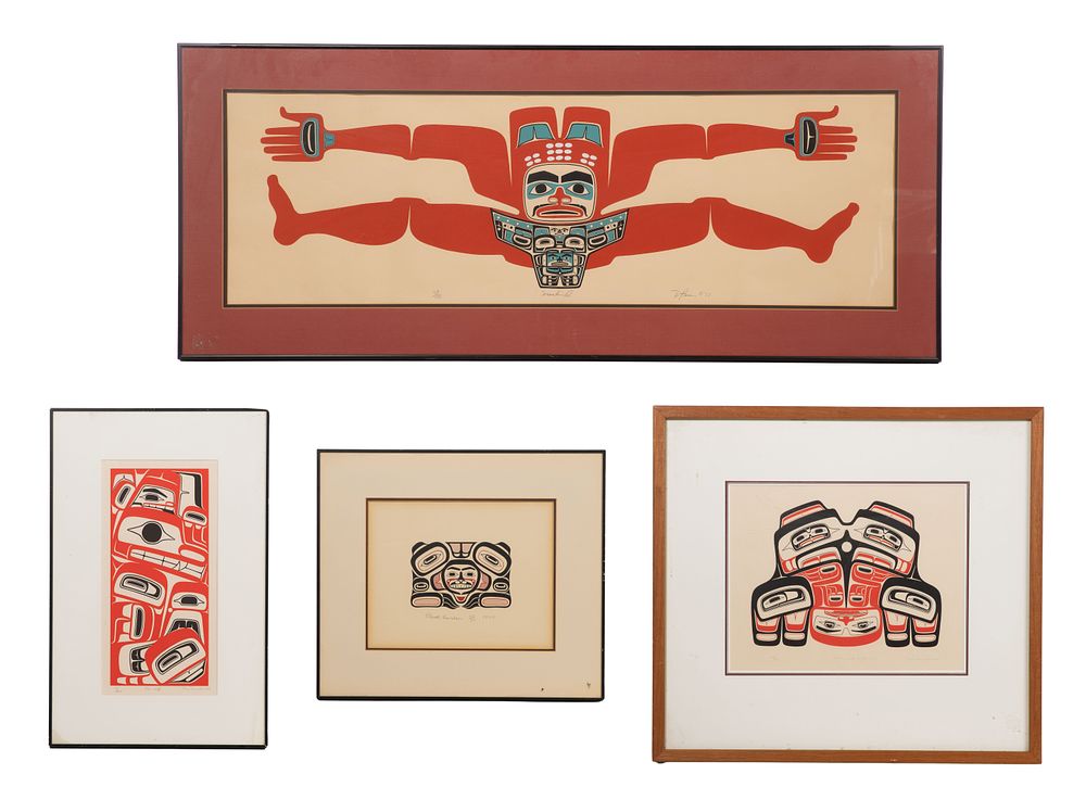Lot 619: Northwest Coast Serigraph Assortment